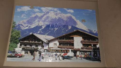 EURO PUZZLE 500 PIECE 2 PIECES MISSING GREAT BUILD